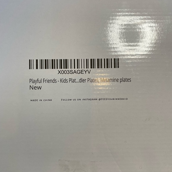 New Playful Friends Kids Plates 10” Melamine. Healthy Mindset. BPA Free. - Picture 5 of 11